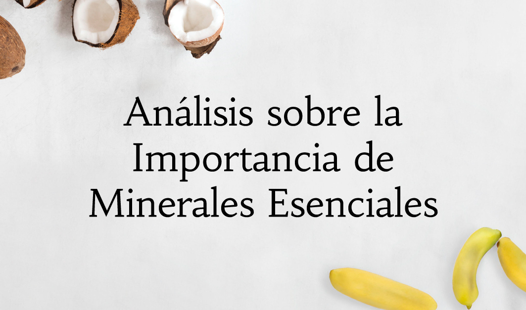 Análisis sobre la Importancia de Minerales Esenciales