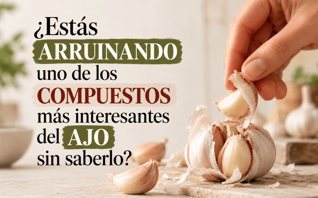 ¿Estas arruinando uno de los compuestos para interesantes del ajo?